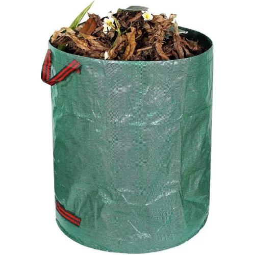 Sac Jardinage Déchets,Sac Déchets Verts,Sacs Jardin Autoportant,Sacs à Déchets de Jardin,Sacs de Jardin,étanche Grande Sacs avec Poignées,45×38cm Sac de Jardin Pliables et Réutilisables et Stable,60L