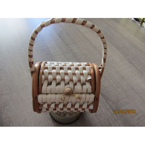 Ancien Petit Panier Osier