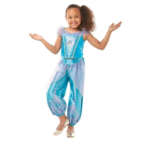 Déguisement Classique Princesse Jasmine Live Action Fille 7 À 8 Ans (117 À 128 Cm)