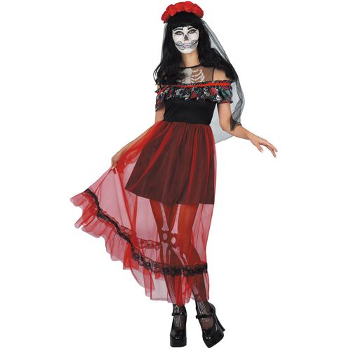 Déguisement Dia De Los Muertos Femme - Taille: L
