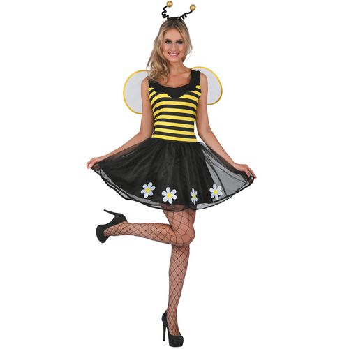 Déguisement Abeille Jaune Et Noir Femme - Taille: Small