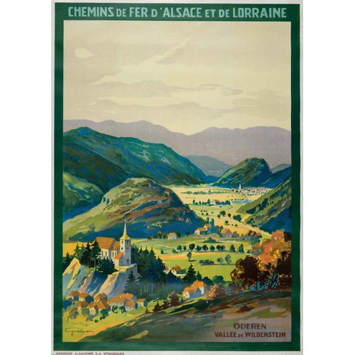 Affiche Alsace Et Lorraine