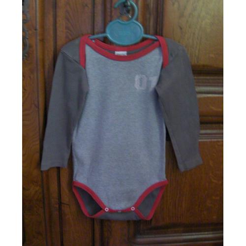 Body Gris Absorba - Taille 24 Mois