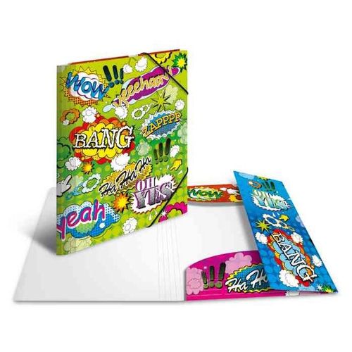 Herma Chemise 3 Rabats À Élastiques Polypro Pour A4 "Comics"
