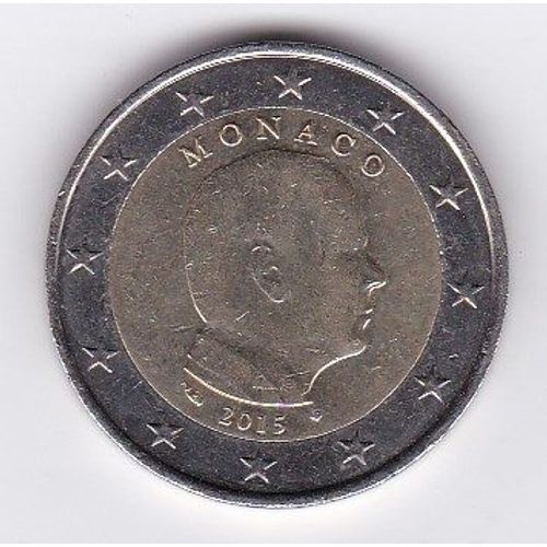 Monaco 2 Euros 2015 Prince Albert
