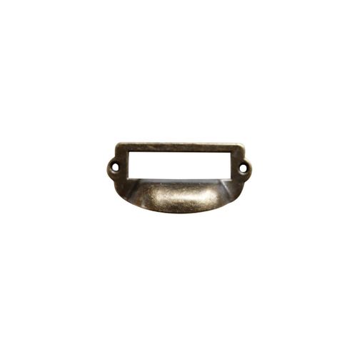 12 Poignées Fonte Aluminium Patinée 06 - Marron