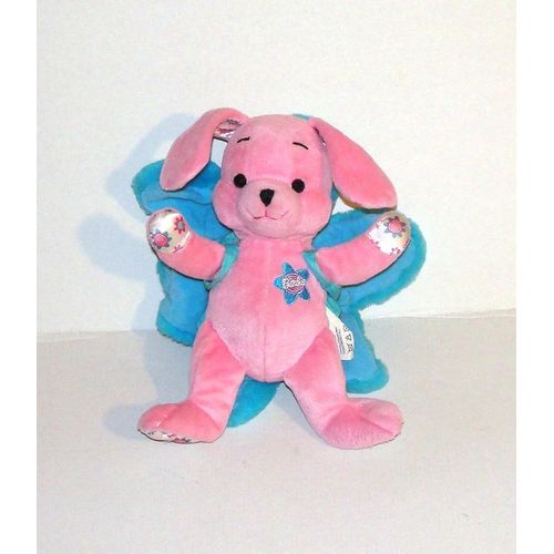 Chien Barbie Avec Son Sac Étoile Peluche Doudou Chien Barbie Rose Et Bleu