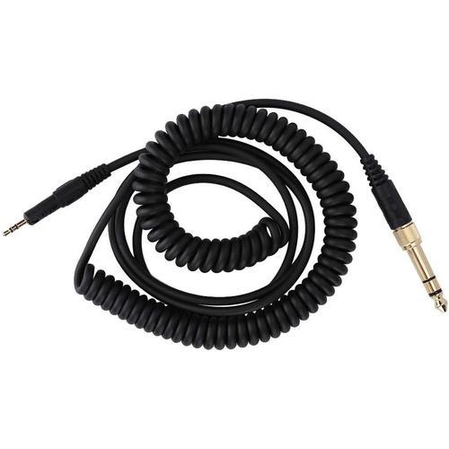 Câble de Mise à Niveau pour Casque Iron Triangle, Casque pour Basses Stéréo de 6,5 Mm à 3,5 Mm Câbles Audio 160 Cm, Son Hi-FI pour ATH-M50x/M40x/M70x