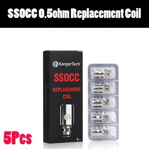 Kangertech Ssocc Kit 5 Pcs Résistance 0.5 Ohms Pour Subtank Toptank Protank Nebox Subbox Topbox