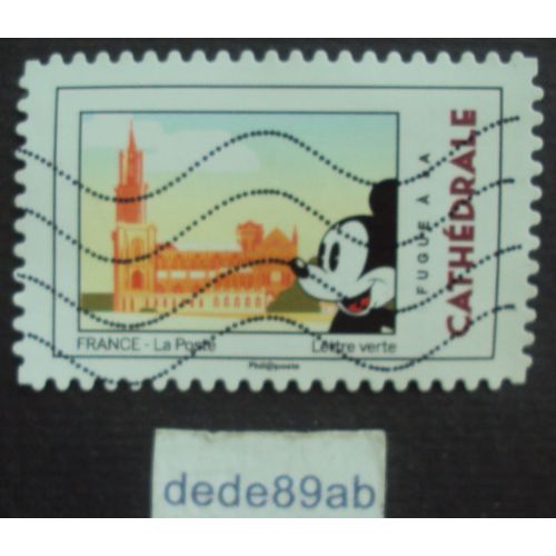 France.. Mickey Et La France : Fugue À La Cathédrale . Oblitéré Used Stamp.