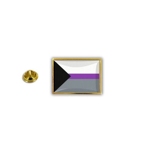 Pins Pin Badge Pin's Metal Epoxy Drapeau Demisexuel Arc En Ciel Rainbow Bisexuel