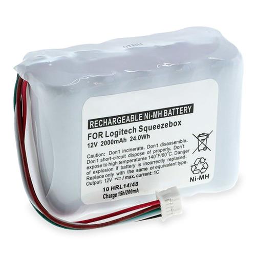 Batterie pour Logitech Squeezebox Radio - 533-000050,HRMR15/51,NT210AAHCB10YMXZ (2000mAh) Batterie de remplacement