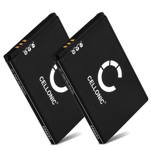 2x Batterie pour SteelSeries Siberia 800, Siberia 840 - Steel Series 160240 (900mAh) Batterie de remplacement