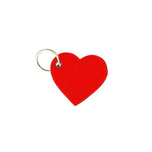 Porte Cle Cles Clef Brode Patch Ecusson Morale Coeur Rouge Amour Love