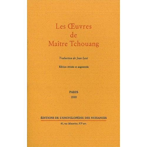 Les Oeuvres De Maître Tchouang