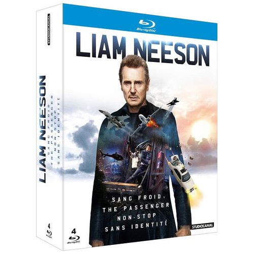 Liam Neeson - Coffret : Sang Froid + The Passenger + Non-Stop + Sans Identité - Pack - Blu-Ray