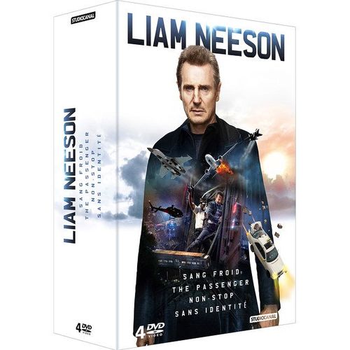 Liam Neeson - Coffret : Sang Froid + The Passenger + Non-Stop + Sans Identité - Pack