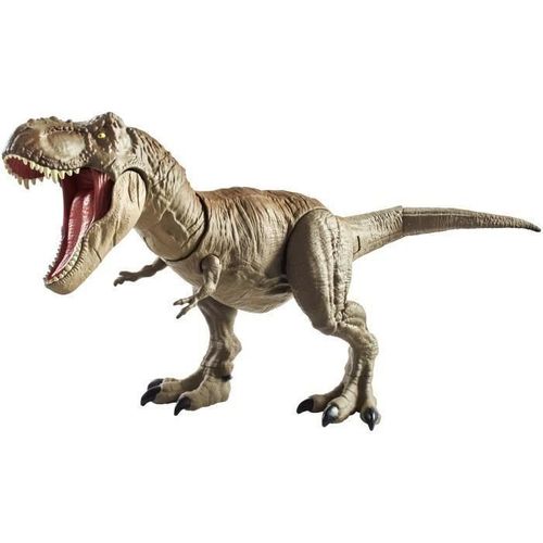 Jurassic World - T-Rex Morsure Et Combat - Figurine Dinosaure 53 Cm Avec Tete Et Queue Articulees