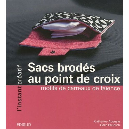 Sacs Brodés Au Point De Croix - Motifs De Carreaux De Faïence