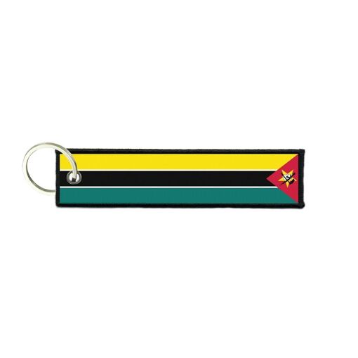 Porte-clés Double Face Drapeau Île De Man - Tissu Imprimé - Neuf Avec étiquette