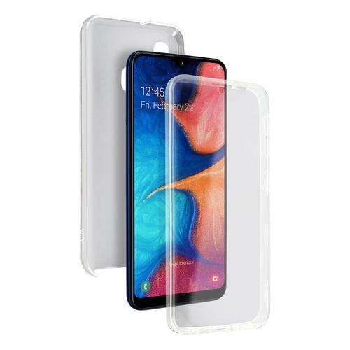 Coque Samsung Galaxy A20e Protection Arrière Rigide Avant Tactile Transparent