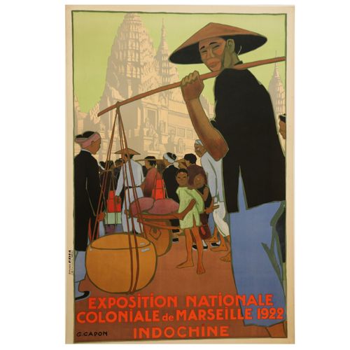 Affiche Indochine 1922