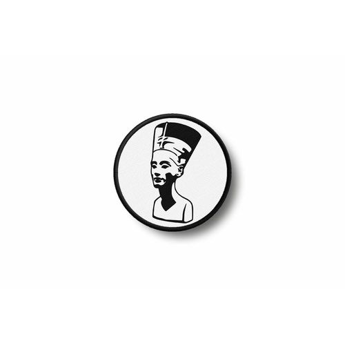 Patch Badge Insigne Ecusson Brode Imprime Thermocollant Nefertiti Egypte Ancien