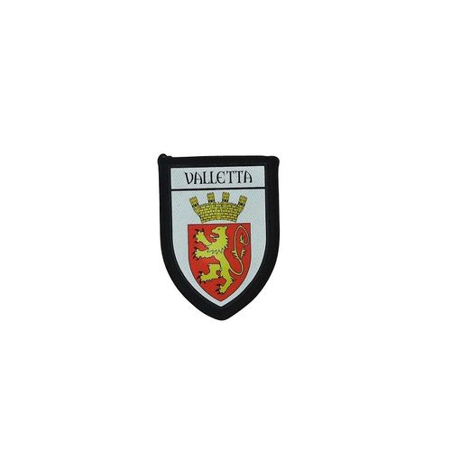 Ecusson Brode Thermocollant Imprime Blason Ville Drapeau La Valette Malte