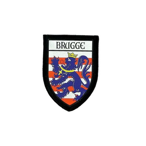 Ecusson Brode Thermocollant Imprime Blason Ville Drapeau Ecusson Bruges Belgique