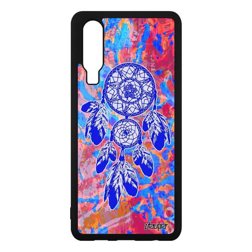 Coque Huawei P30 Silicone Attrape Reve Coquillage Couleur Plume Personnalisé Gel