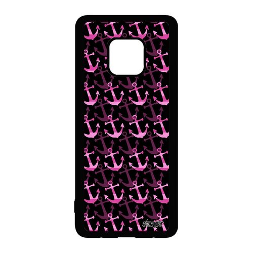 Coque Ancre Huawei Mate 20 Pro Silicone Fille Portable Smartphone Gel Sable Rose