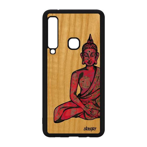 Coque En Bois Silicone Bouddha Samsung A9 2018 Image Zen Tibet Assis Rose Samsung Galaxy A9 2018