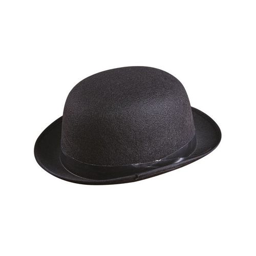 Chapeau Feutre Melon Noir Gm