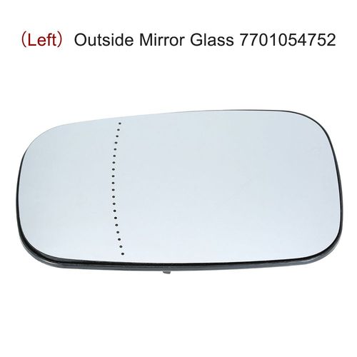 Gauche - Lentille De Rétroviseur Extérieur En Verre, Haute Qualité, Auto Chauffant, Gauche/Droite, Accessoires De Voiture Pour Megane Ii 2/Laguna Ii 2/Clio Iii