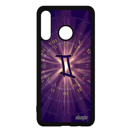 Coque Antichoc Huawei P30 Lite Silicone Signe Gemeaux Case Horoscope 4g Dessin A