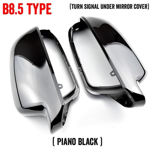Noir Brillant-B8.5 - Couvercle De Rétroviseur De Voiture, Pour Audi A3 8p A4 A5 B8 B8.5 Q3 A6 C6 4f S6, Couvercle De Protection Contre Le Feu De Signalisation Sq3 A8 D3 8k
