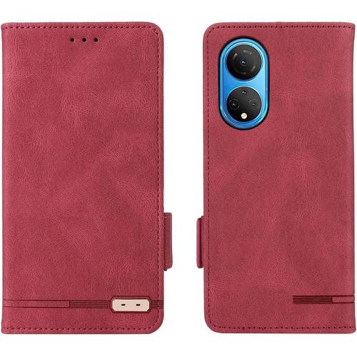 Étui De Protection Compatible With Huawei Honor X7 Case Wallet Case Folio Kickstand Card Slot Haute Qualité Puan Couverture De Protection En Cuir Couverture De Protection De Fermeture Magnétique Sma