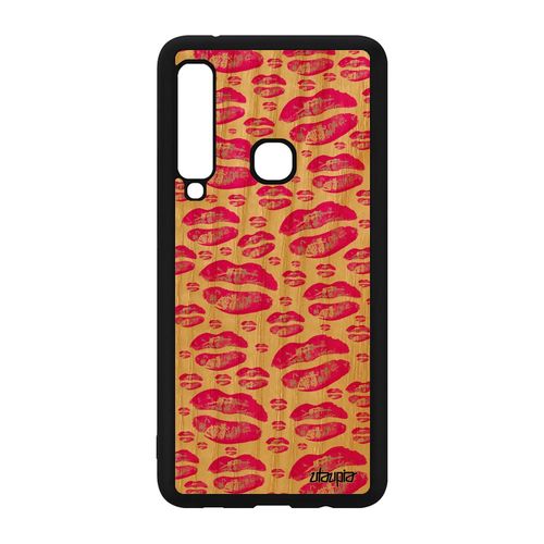 Coque Bois Levres Pour A9 2018 Silicone Rose De Protection Etui A Samsung Galaxy A9 2018