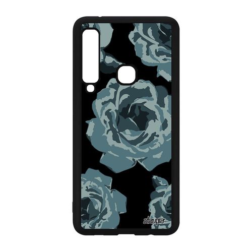 Coque Rose Fleur Antichoc Pour A9 2018 Silicone Motif Amour Belle Samsung Galaxy A9 2018