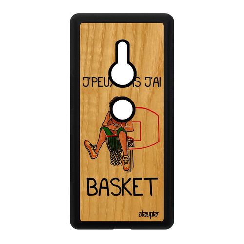 Coque Bois J'peux Pas J'ai Basket Xperia Xz2 Silicone Telephone Cover Vert Sony Xperia Xz2