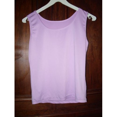 Haut Mauve Sans Manche Taille M