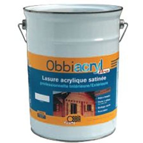 Lasure haute performance Obbiacryl Pro 2.5L OBBIA - Chêne