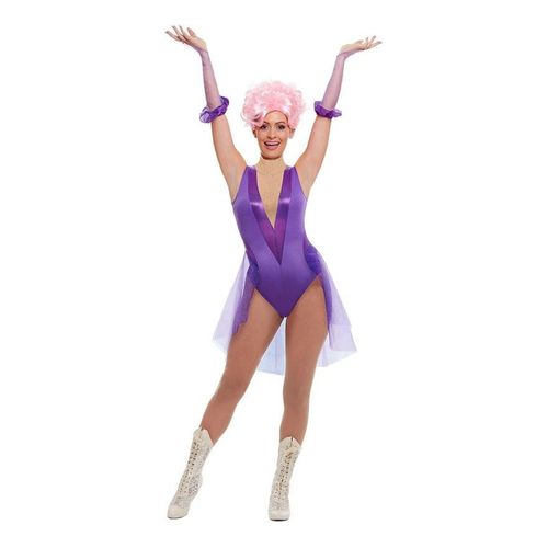 Déguisemnt De Trapéziste Violet Pour Femme (Taille M)