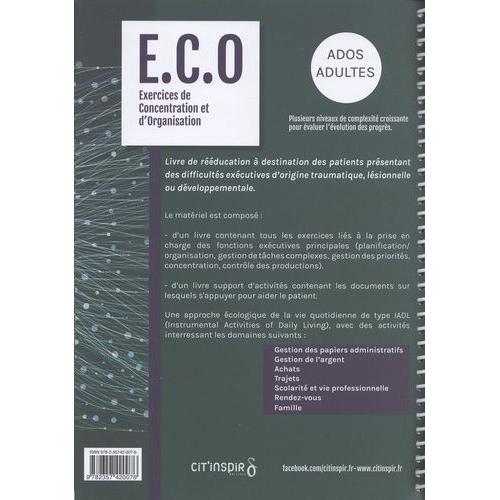 Exercices De Concentration Et D'organisation Eco