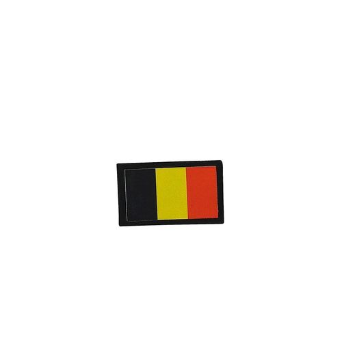 Patch Ecusson Brode Imprime Voyage Souvenir Backpack Drapeau Belgique Belge