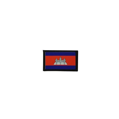 Patch Ecusson Brode Imprime Voyage Souvenir Backpack Drapeau Cambodge Cambodgien