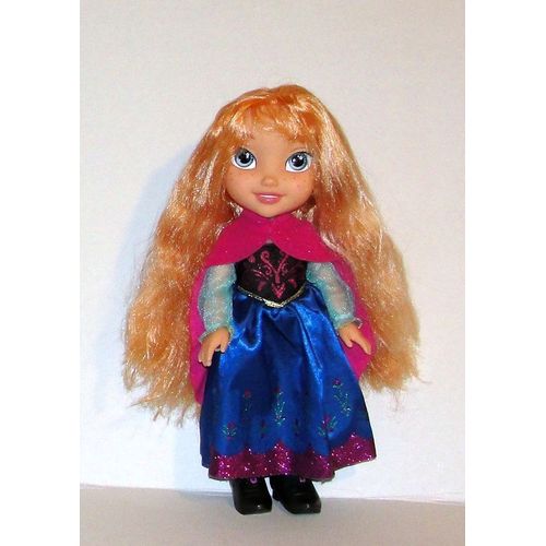 Poupée Anna Dans La Reine Des Neiges Poupée Articulée À Coiffer Disney Jakks Pacific 34cm
