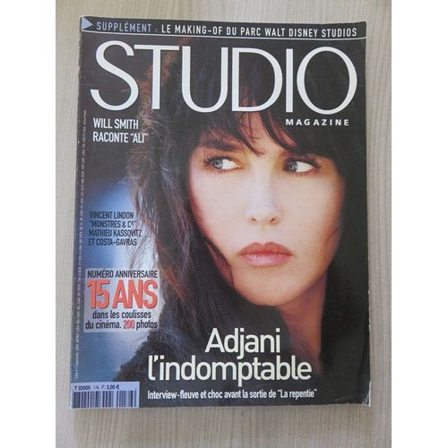 Studio Magazine N° 176 Adjani/ Will Smith/ Vincent Lindon...Kassovitz / Costa Gavras