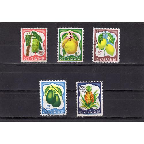 Timbres-Poste De La République De Guinée (Fruits)