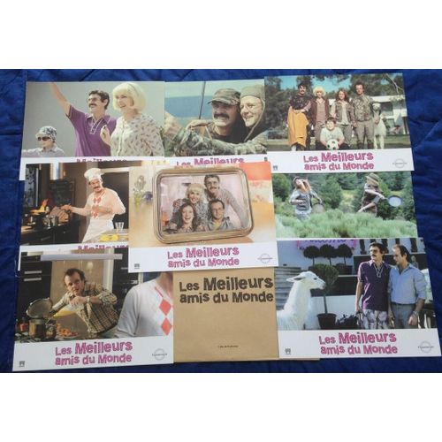 Les Meilleurs Amis Du Monde - Jeu De 8 Photos D'exploitation Cinématographique - Format 21x28 Cm - Un Film De Julien Rambaldi Avec Marc Lavoine, Pierre-François Martin-Laval, Léa Druker - 2010